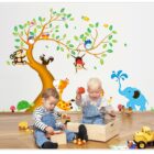 muusticker-dieren-bos-sfeer