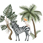 Muurcirkels-jungle-thema