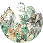 muurcirkel-behangcirkel-safari-dieren