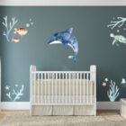Muursticker-zeedieren-dolfijn
