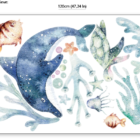Muursticker-zeedieren-dolfijn
