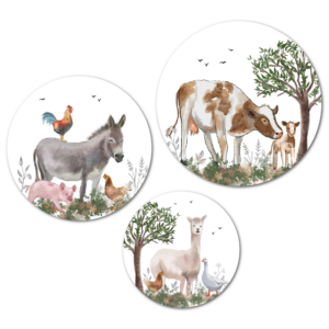 muurcirkels-boerderij-dieren