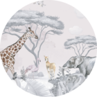 muurcirkel-pink-safari