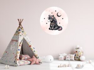 behangcirkel-boho-unicorn