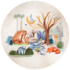 behangcirkel-bosdieren