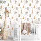 Behang-safari-dieren