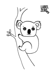 kleurplaat-koala