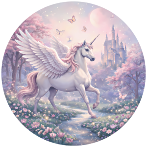 Behangcirkel-unicorn