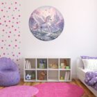 Behangcirkel-unicorn