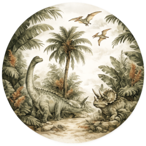 behangcirkel-dinosaurs-jungle