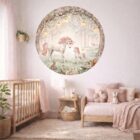 unicorn-bos-behangcirkel